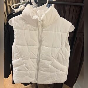 White Puffer Vest